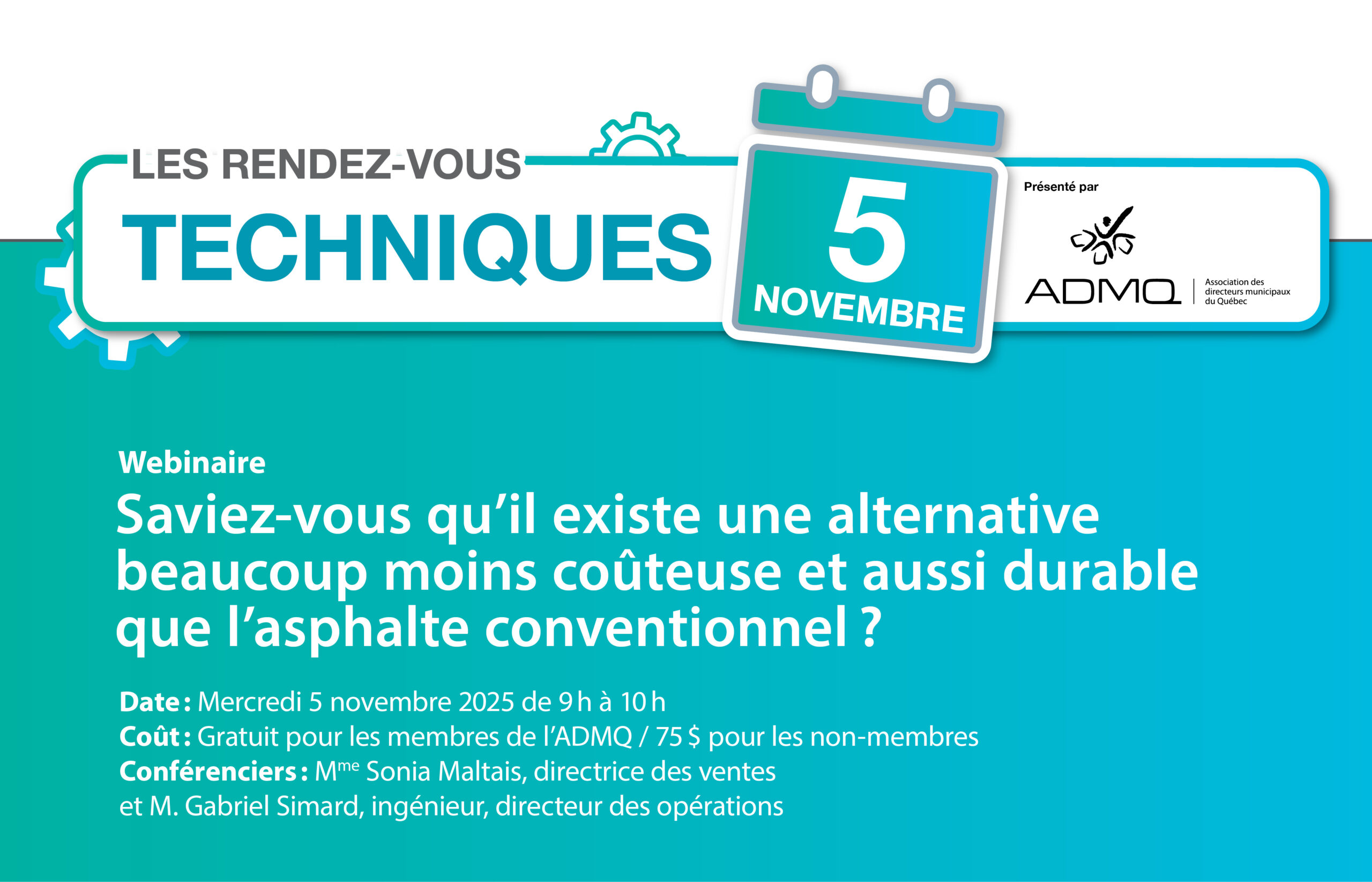 Saviez-vous qu’il existe une alternative beaucoup moins coûteuse et aussi durable que l’asphalte conventionnel? | Novembre 2025